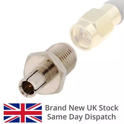 SMA Female To TS9 Adapter Socket For Huawei MiFi 3G/4G LTE Antenna Converter ZTE • £4.49