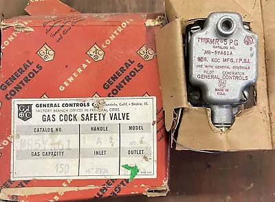 NOS General Controls MR5YA61 Millivolt Gas Valve   FREE US SHIPPING • $49.99