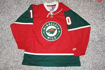 Marian Gaborik Minnesota Wild NHL Jersey Mens CCM Large Rare Sewn Made In Canada • $190