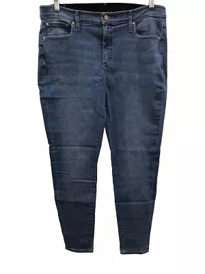 H By Halston Regular Premier Denim Ankle Length Skinny Jeans Indigo 20W Size  • $20