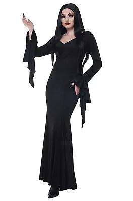Macabre Mistress Morticia Addams Family Inspired Adult Costume • $35.45