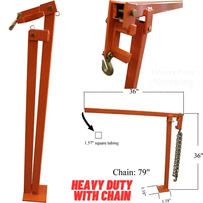 36  Heavy Duty Fencing T-Post Puller With 79  Chain Metal Pulling Removal Tool • $144.95