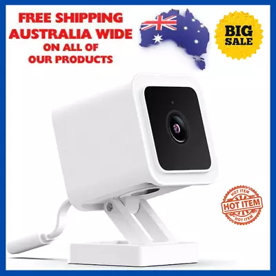 Wyze Cam V3 W/ Color Night Vision Wired 1080P HD Indoor/Outdoor Video Camera AU • $82.58