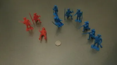 Vintage Lot Of 14 Playset Plastic Revolutionary War Soldiers Marx MPC • $12
