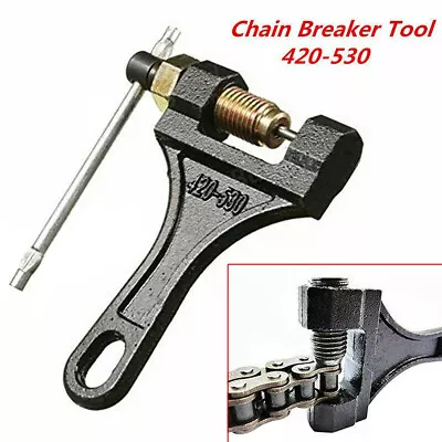 ATV Motorcycle Bike Chain Breaker Link Splitter Pin Remover Repair Tool 420-530 • $12.69