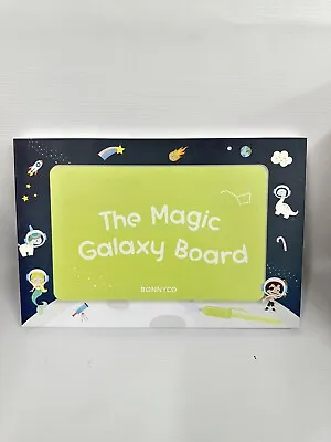 Magic Fluorescent Writing Tablet Drawing Board Green A4 + A5 6 Stencils & 2 Pens • £6.99