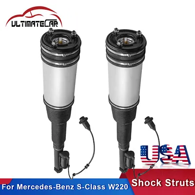 Set 2 Rear Air Suspension Strut Shocks For 00-06 Mercedes-Benz S Class S430 S500 • $229.96