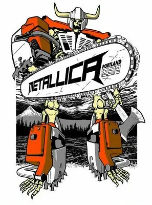 Metallica Portland 12/5/2018 Screen Printed Concert Poster #47/350 • $119.99