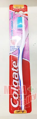 Colgate Soft Compact Head GUM Clean 4x SLIMMER Tip Bristles Toothbrush • $12.24