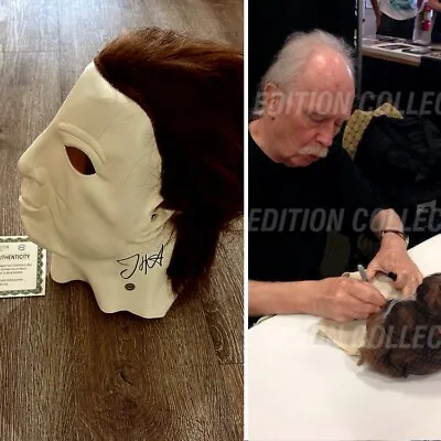 MICHAEL MYERS HALLOWEEN MASK Signed By John Carpenter W/ COA And PICTURE PROOF ! • $119.99