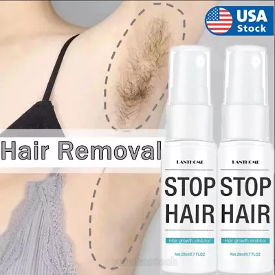 $9.35 • Buy US Permanent Hair Removal Spray Painless Stop Hair Growth Inhibitor Remover 2023