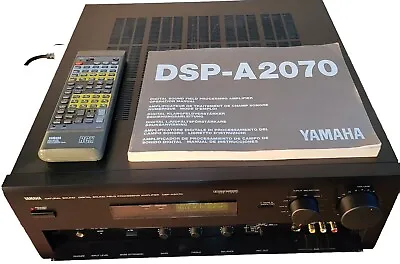 YAMAHA DSP A2070 Digital Sound Field Processing Amplifier  Remote Manuals  • £425