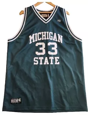 Magic Johnson Stitched Jersey Michigan St Spartans Hardwood Classics XXL  • $120