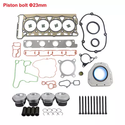 Pistons Φ23mm & Head Gaskets Kit For VW Audi 2.0 TFSI CDN CCZ Jetta GTI A4 Q5 TT • $119