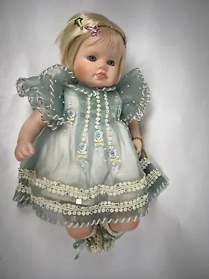 2002 Cecile Et Christine Doll Mundia Alice Porcelain Doll 16  Very Good! • $75