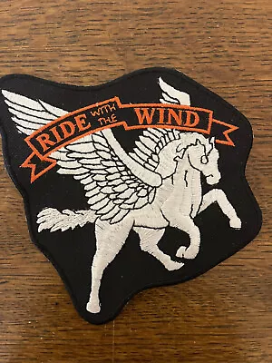 1 New Biker Back Patch MotorCycle Ride The Wind Pegasus 5” Iron Or Sew On Jacket • $9.99