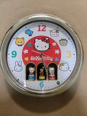 Sanrio Hello Kitty Karakuri Gimmick Melody Clock Wall-clock Japan No Batteries • $25