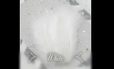 WHITE Marabou 20 X Feathers 5  - 7  Inches  FREE P/P • £3.25