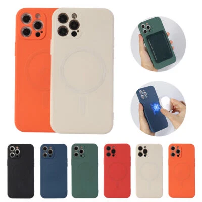 $10.28 • Buy Magsafe Magnet Case For IPhone 14 13 12 11 Pro X XR XS Max Shockproof Soft Cover