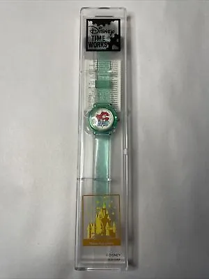 $24.99 • Buy The Little Mermaid 1989 Disney Time Works Vintage Ariel Watch Sparkle W/ Case F1