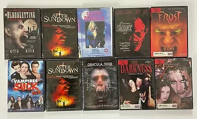 Vampire Horror Cult Movie DVD 10pc Lot Collection DEAL Blood Gore Vampyr Dracula • $39