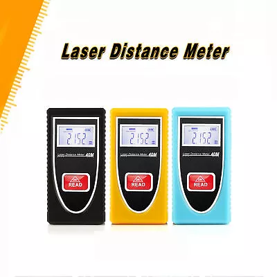 £24.38 • Buy Digital LCD 40M Ultrasonic Laser Distance Meter Rangefinder Measuring Tape Tool