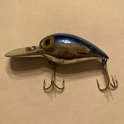 Magnum WIGGLE WART Blue Meta 1970s ~ Rattling Deep Water Fishing Lure • $39.99