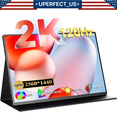 120HZ 1200:1 15.6  Portable Monitor PC Screen Mini HDMI For Raspberry PI 5 Used • $59.99