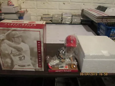 MLB St.Louis Cardinals SGA NIB #27 Scott Rolen Team Logo Baseball Bobblehead • $40