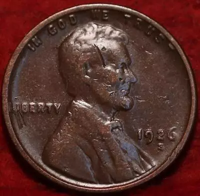 1926-S San Francisco Mint Copper Lincoln Wheat Cent • $0.99