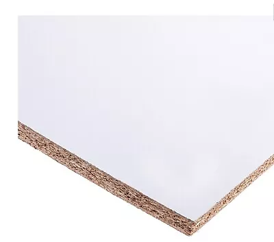 £7.50 • Buy SHELVING White Melamine Faced Chipboard Conti Board -18MM - 1000/300mm