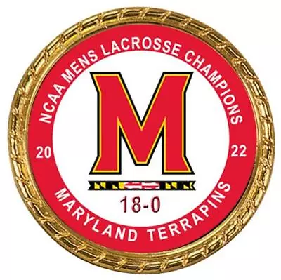 Tribute Coin Maryland Terrapins 2022 Mens Lacrosse Championship Double Sided • $14