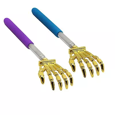 Back Scratcher Hand Massager Backslap(2-Pc)Portable Extendable Telescopic Metal • $12.75