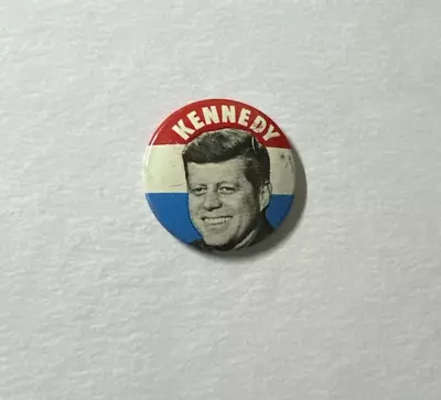 JOHN F KENNEDY For President Button VINTAGE 1960 Presidential Campaign • $14.99