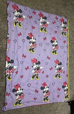 Minnie Mouse Purple Love Twin Comforter Lightweight • $30