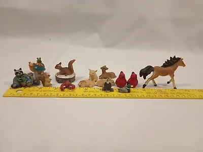 Set Of 14 Miniature Animals Unbranded  • $20