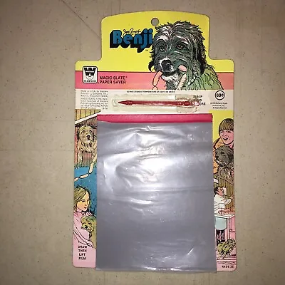 VINTAGE 1979 BENJI MAGIC SLATE Paper Saver W/ Sylus By WHITMAN Rare • $39.99