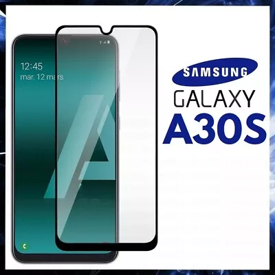 For SAMSUNG GALAXY A30S CURVED SCREEN PROTECTOR 9D FULL COVER GORILLA GLASS • $8.69