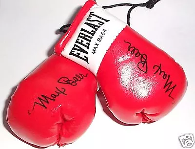 Autographed Mini Boxing Gloves Max Baer • $10.93