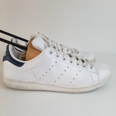 $19.90 • Buy Adidas Stan Smith White/Blue Size US 6 Very Good Worn Condition..