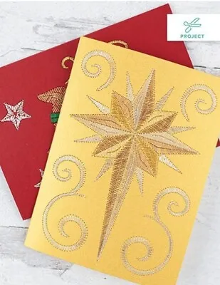 Anita Goodesign - Holly Jolly Cards - Machine Embroidery Designs Usb Pes • £17.95