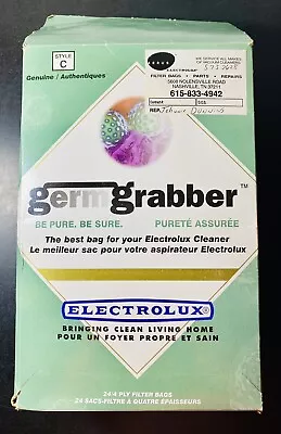 Genuine Electrolux Style C Vacuum Filter Bags 24 Germ Grabber 4 Ply • $19.99