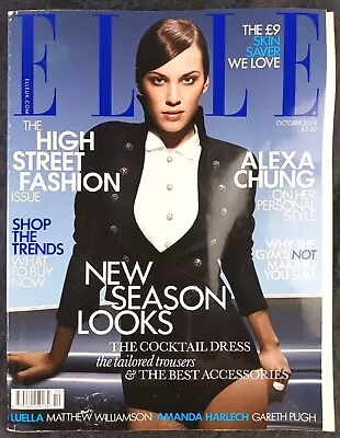 Elle UK Magazine October 2008. Alexa Chung. Good • $25.65