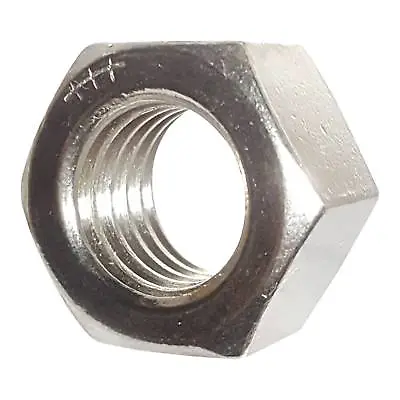 3/8-24 Hex Nut Stainless Steel Grade 18-8 Full Finished Qty 50 • $15.64