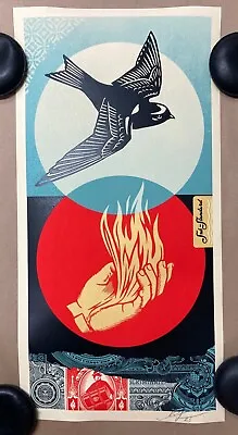 Shepard Fairey OBET Sub-Standard Screen Print SIGNED LIMITED EDITION MINT & RARE • £135