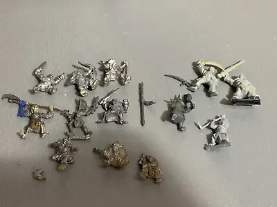 A6357 Warhammer Fantasy Lot Quest Orcs Goblins Some Metal • $60