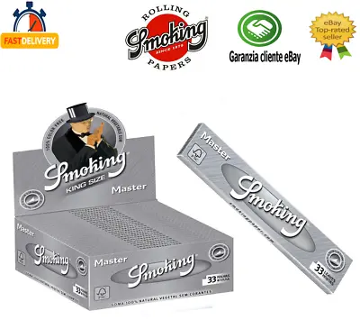 Cartine SMOKING MASTER KING SIZE SLIM -Da 50 Libretti • $44