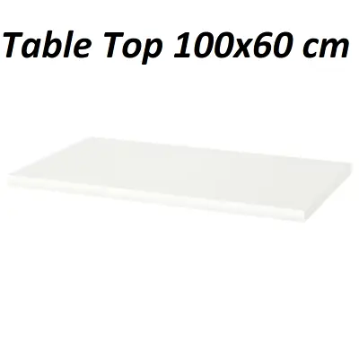 New IKEA LINNMON Desk Table Top White 100x60 Cm Without Legs Pre-Drilled Holes • £38.49