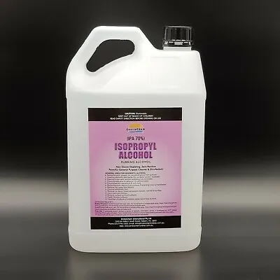 ISOPROPYL RUBBING ALCOHOL 70% ISOPROPANOL CLEANER IPA 5 LITRE Melbourne • $31.99