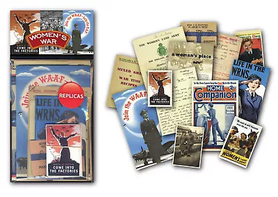 Women's War Memorabilia Pack With Over 20 Pieces Of Replica Artwork • £7.45